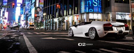 D2FORGED Took A Lamborghini Murciélago To New York’s Times Square