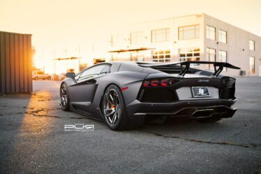 Lamborghini Aventador With Futuristic Additions By PUR Wheels